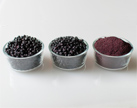 Microwave vacuum dried unsweetened wild blueberries
