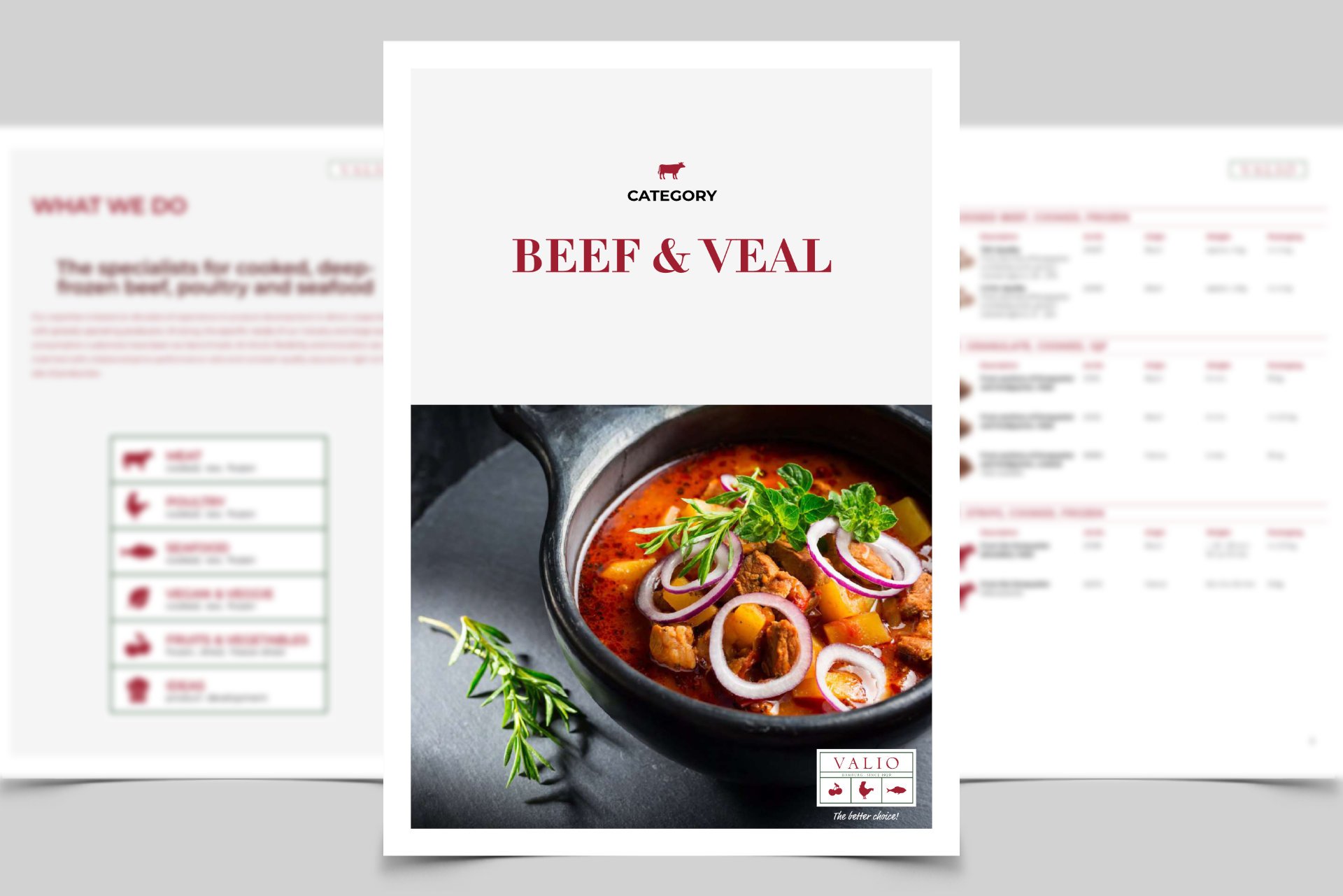 VALIO Product Catalog Beef Veal EN VALIO.de