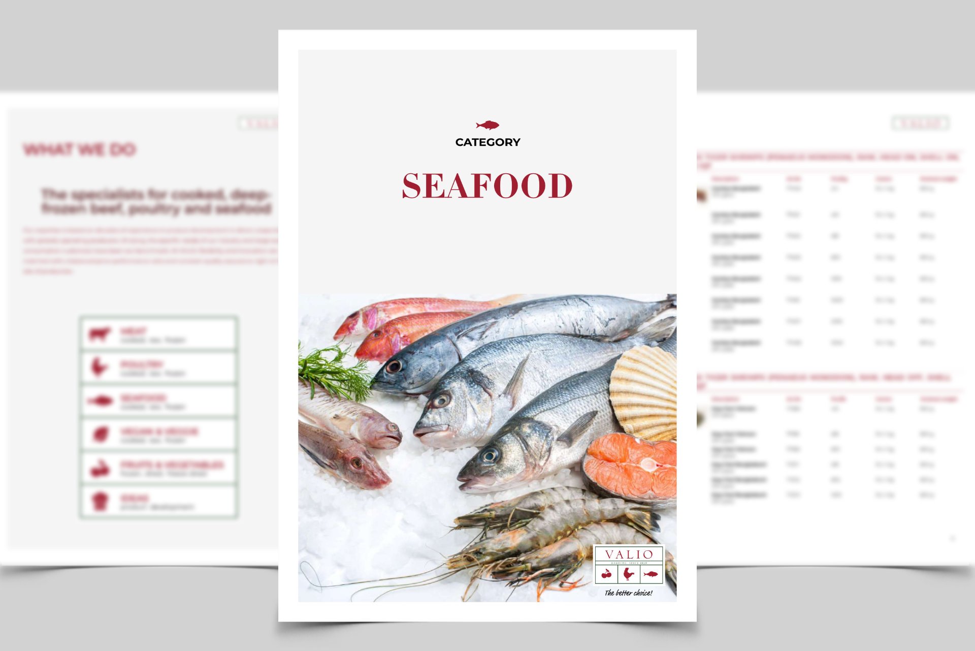 VALIO Product Catalog Seafood EN VALIO.de
