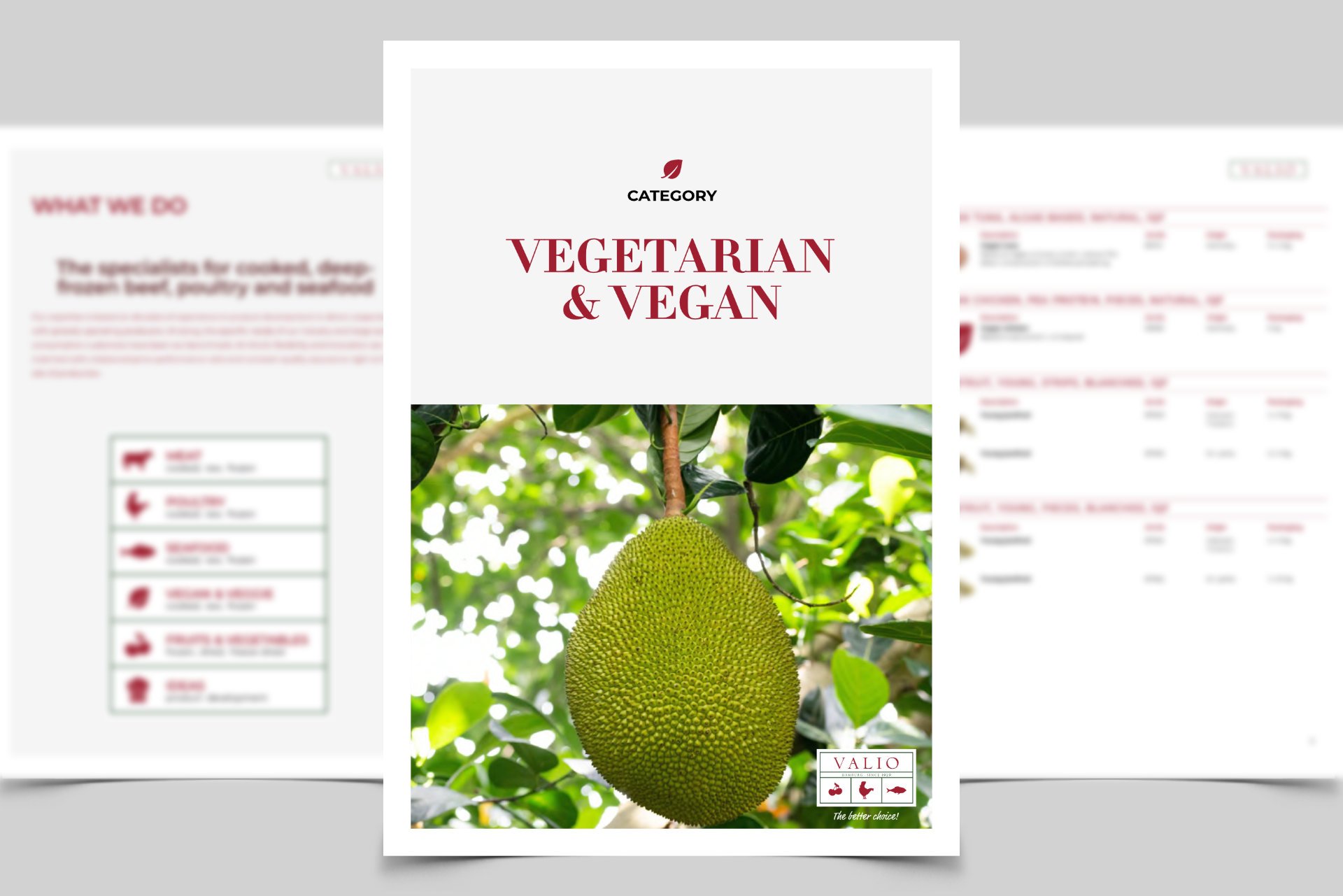 VALIO Product Catalog Vegetarian Vegan EN VALIO.de