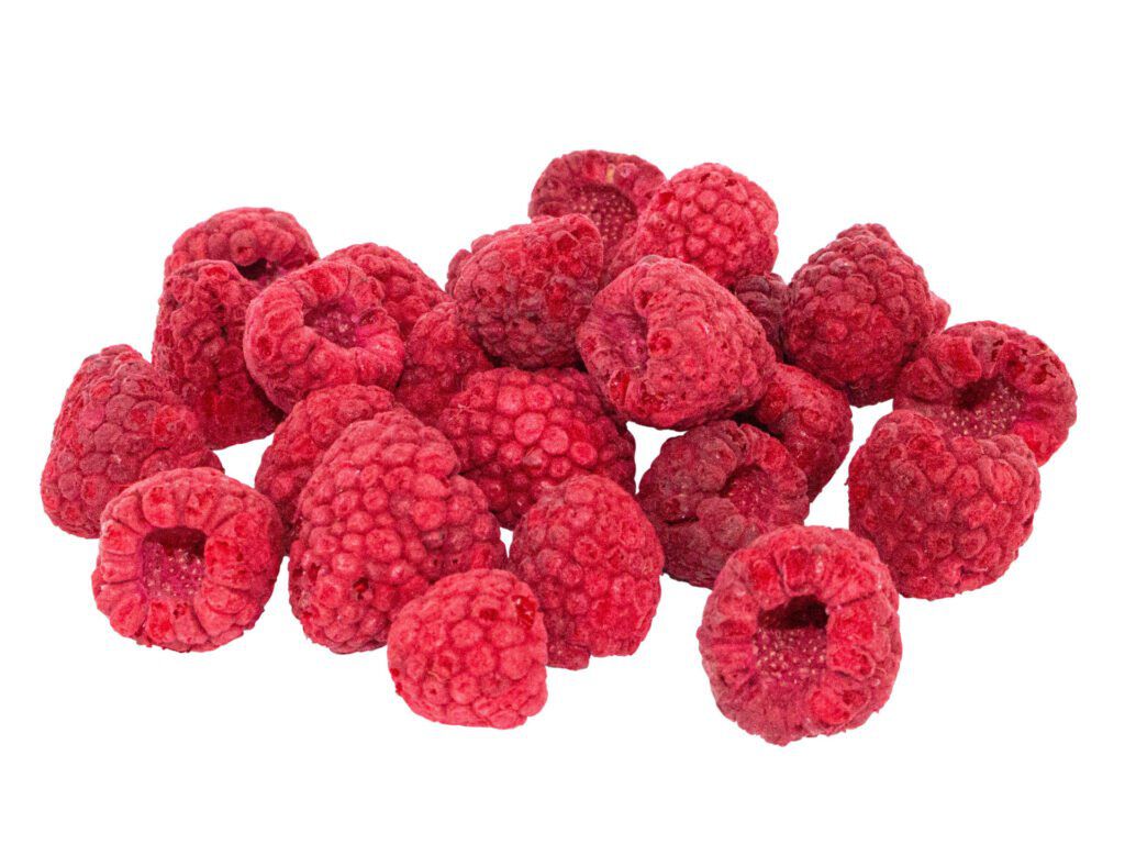 Gefriergetrocknete Bio Himbeeren