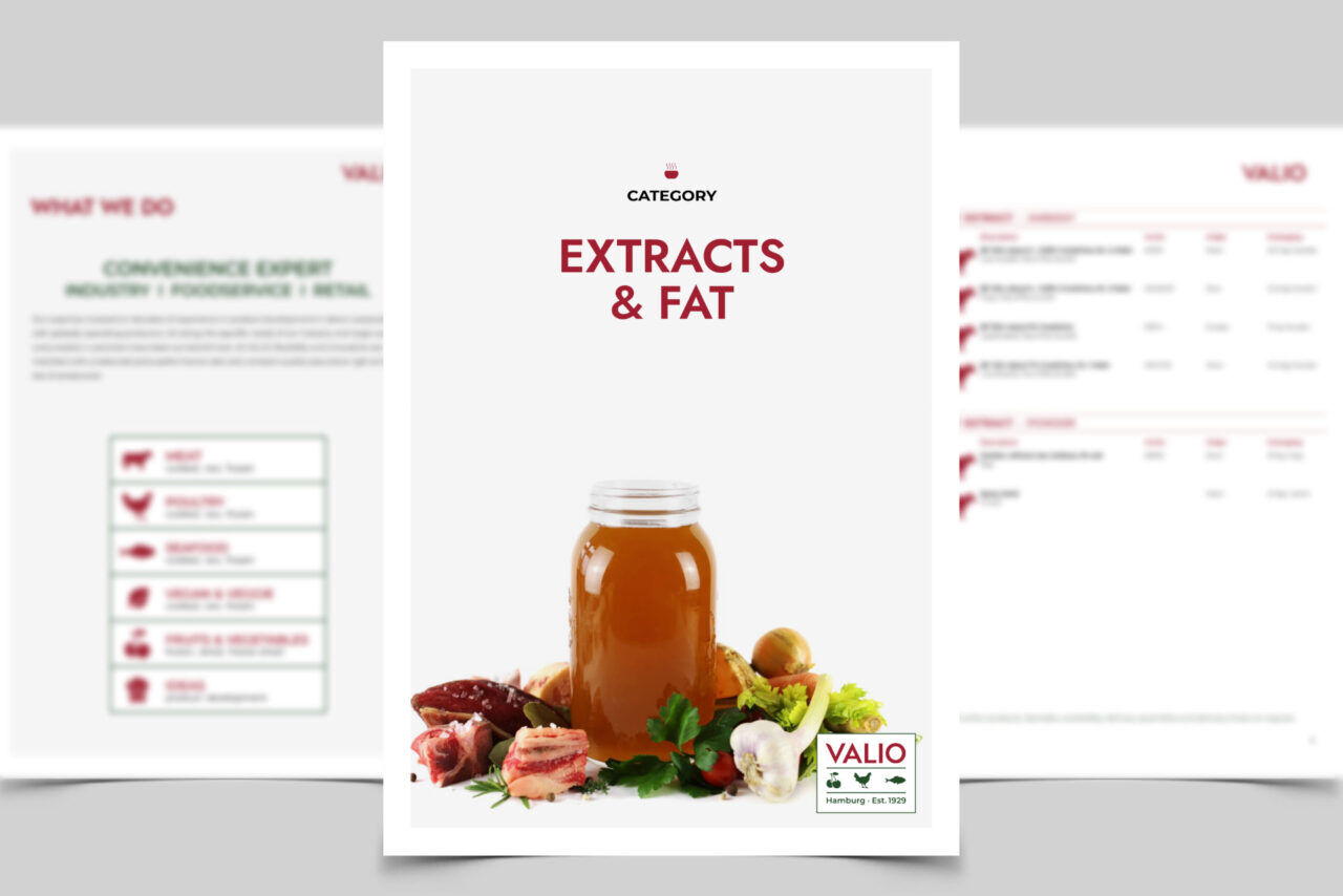 VALIO Product Catalog Extracts & Fat 2025 VALIO.de