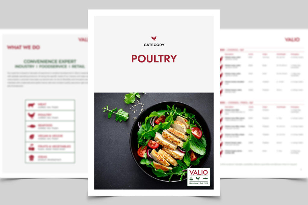 VALIO Product Catalog Poultry 2025 VALIO.de