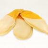 Mango, getrocknet, halbschokoliert mit weißer Glasur