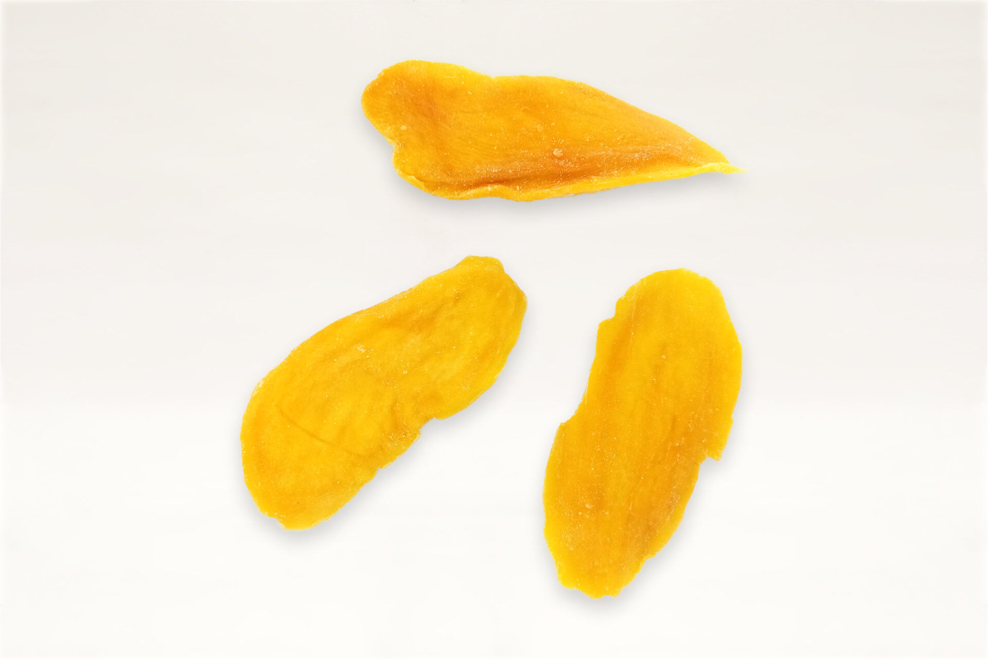 Mangostücke einzeln, getrocknet, gezuckert, Serviervorschlag